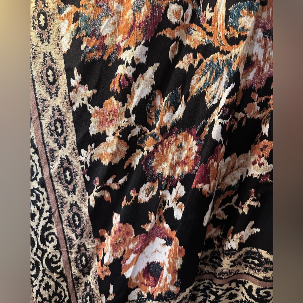 Nine West Floral Kimono *Buyers Choice* NWT Black, Cream or Navy, OSFM - Picture 10 of 13